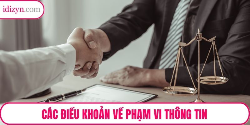 Các điều khoản về phạm vi thông tin