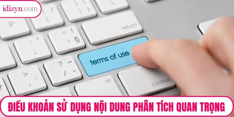 Điều khoản sử dụng nội dung phân tích quan trọng